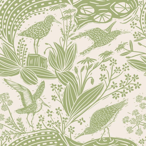 Godwit Green Studio Patruschka Wallpaper