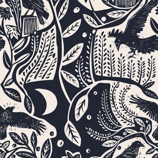 Raven Black Studio Patruschka Wallpaper
