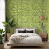 Bright Days Electric Lime Panel