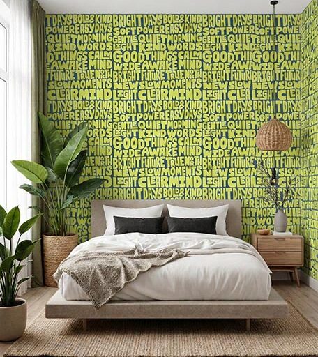Bright Days Electric Lime Panel