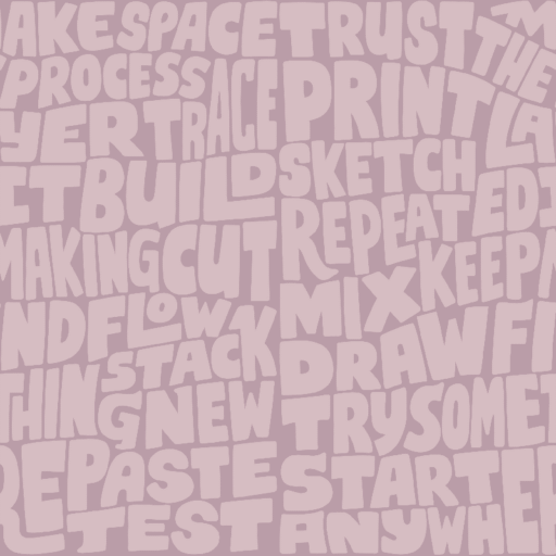 Trust The Process- Blush-Rudi De Wet Wallpaper