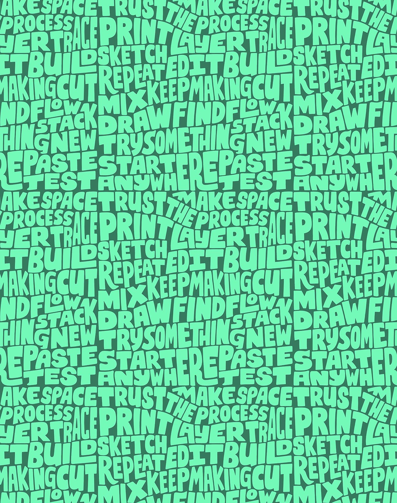 Trust the Process- Mint- Panel - Image 2